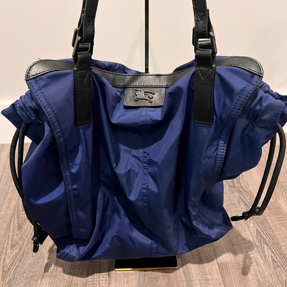 Auth.✅ Burberry Blue Nylon Tote💙 - Picture 2 of 16